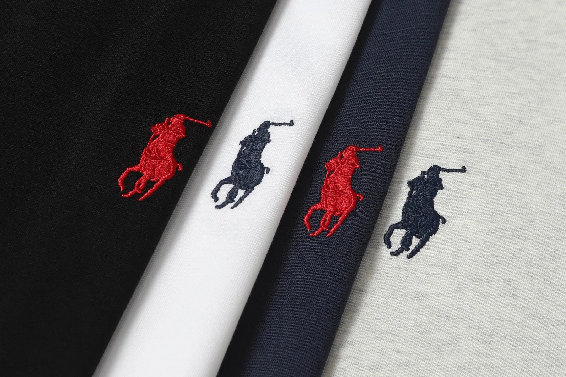 Ralph Lauren/ Classic logo T Os Same Style ：Black White Blue Gray Size：S M L XL